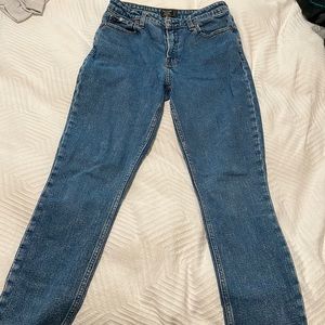 Abercrombie and Fitch high rise jeans